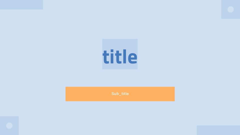 default template preview